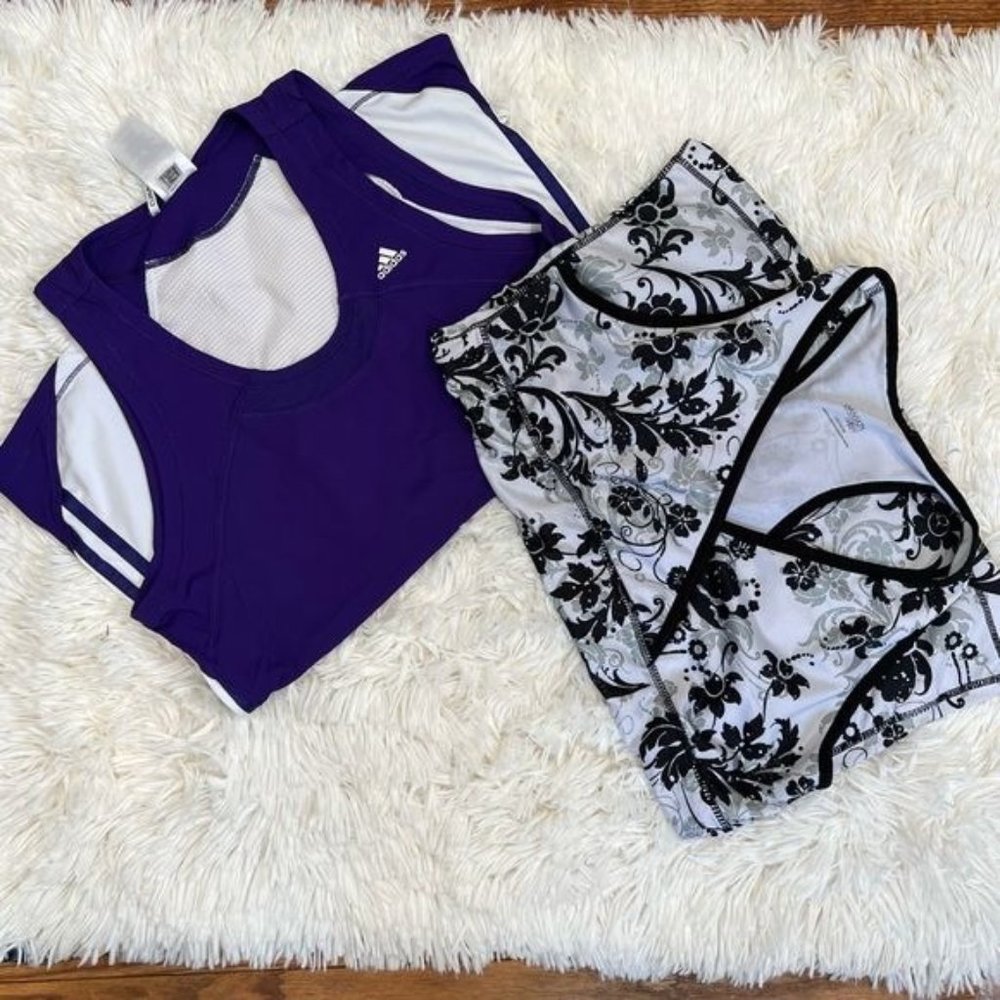 Adidas & Danskin tank tops bundle size L